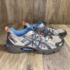 ASICS Womens US Size 10 Gray Blue Gel-Venture 5 Athletic Sneaker Shoes T5N8N